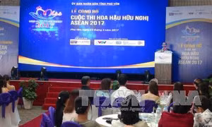 30 người đẹp tham gia vòng chung kết cuộc thi Hoa hậu Hữu nghị ASEAN 2017 