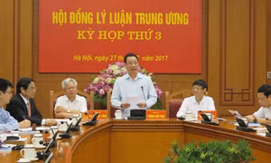 Kỳ họp thứ ba Hội đồng Lý luận Trung ương nhiệm kỳ 2016 - 2021 
