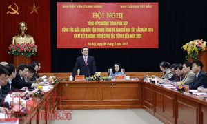Tổng kết chương trình phối hợp công tác giữa Ban Dân vận Trung ương và Ban Chỉ đạo Tây Bắc