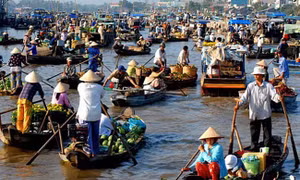 Chợ nổi Việt Nam lọt top điểm nghỉ đông lý tưởng nhất thế giới