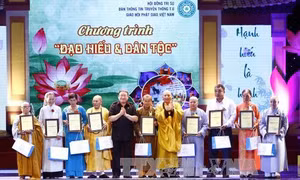 Giao lưu nghệ thuật Đại lễ Vu lan 'Đạo hiếu và dân tộc' 