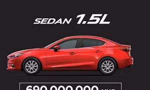 Mazda3 - 2017 có giá từ 690 triệu đồng