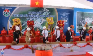 Đẩy nhanh tiến độ thi công Dự án Khu công nghiệp Nhân Cơ