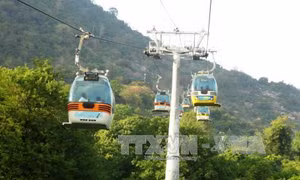 Hơn 350 tỷ đồng hiện đại hoá hệ thống cáp treo, máng trượt lên núi Bà Đen 