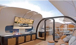 Máy bay Airbus trần 'mở toang' cho khách ngắm bầu trời