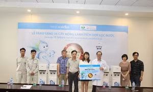 Hơn 30 triệu lít nước tinh khiết hỗ trợ bệnh nhân và người nhà