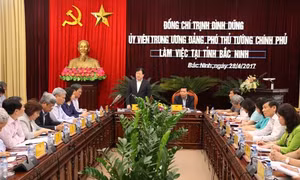 Phó Thủ tướng Trịnh Đình Dũng: Bắc Ninh cần thu hút nguồn lực từ các nhà đầu tư