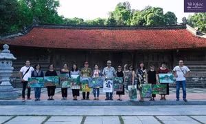 Xem những hoạ sĩ không chuyên tuổi trung niên ‘Vẽ Ký ức - Đi tìm niềm vui sống’