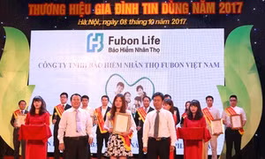 Fubon Life Việt Nam giành Giải 'Thương hiệu Gia đình Tin dùng' 2017 
