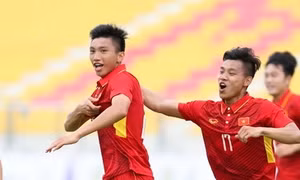 Chiêm ngưỡng ‘siêu phẩm’ của Văn Hậu trong chiến thắng ấn tượng của U22 Việt Nam