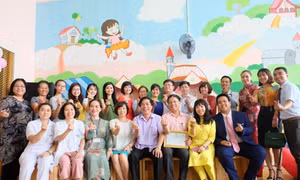 Tặng thư viện và khu vui chơi 'Những nốt nhạc vui' cho bệnh nhi