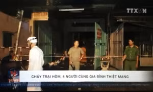 Cháy trại hòm, 4 người cùng gia đình thiệt mạng