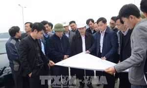 Bộ trưởng Bộ Giao thông vận tải kiểm tra 2 dự án trọng điểm tại Hưng Yên 