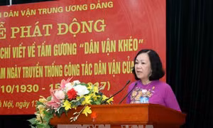 Phát động Cuộc thi báo chí viết về tấm gương 'Dân vận khéo' 