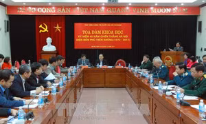 Tọa đàm khoa học kỷ niệm 45 năm chiến thắng 'Hà Nội - Điện Biên Phủ trên không' 