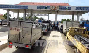 Trên 9.500 phương tiện được miễn phí khi qua trạm Quán Hàu 