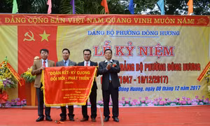 70 năm thành lập Đảng bộ phường Đông Hương