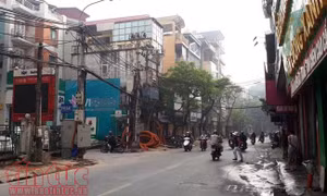 Hạ ngầm các tuyến cáp điện, viễn thông tại Hà Nội đều chậm tiến độ