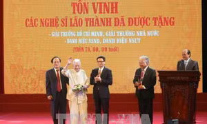 Nghệ thuật sân khấu góp phần phát triển các giá trị văn hóa của dân tộc