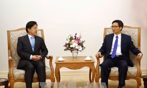 Phó Thủ tướng Vũ Đức Đam tiếp đoàn học giả Hàn Quốc 