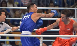Không tin trọng tài SEA Games, võ sĩ Philippines vội hạ gục đối thủ trong 21 giây