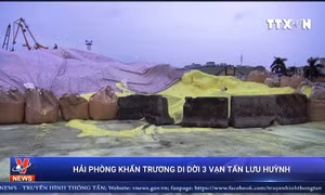 Hải Phòng khẩn trương di dời hơn 3 vạn tấn lưu huỳnh