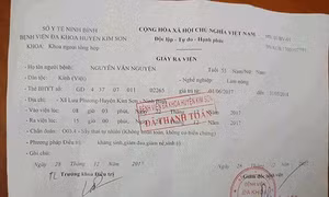 Bệnh viện Đa khoa Kim Sơn chẩn đoán... sảy thai cho bác trai 55 tuổi