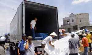 Khám nghiệm hiện trường vụ cháy tại Kwong Lung- Meko