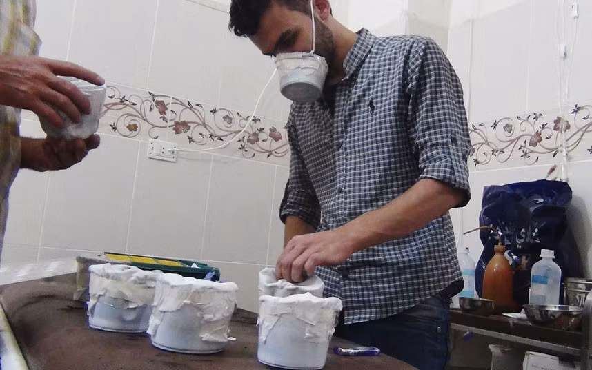 Độc đáo dàn vũ khí tự chế của phe nổi dậy Syria ảnh 11