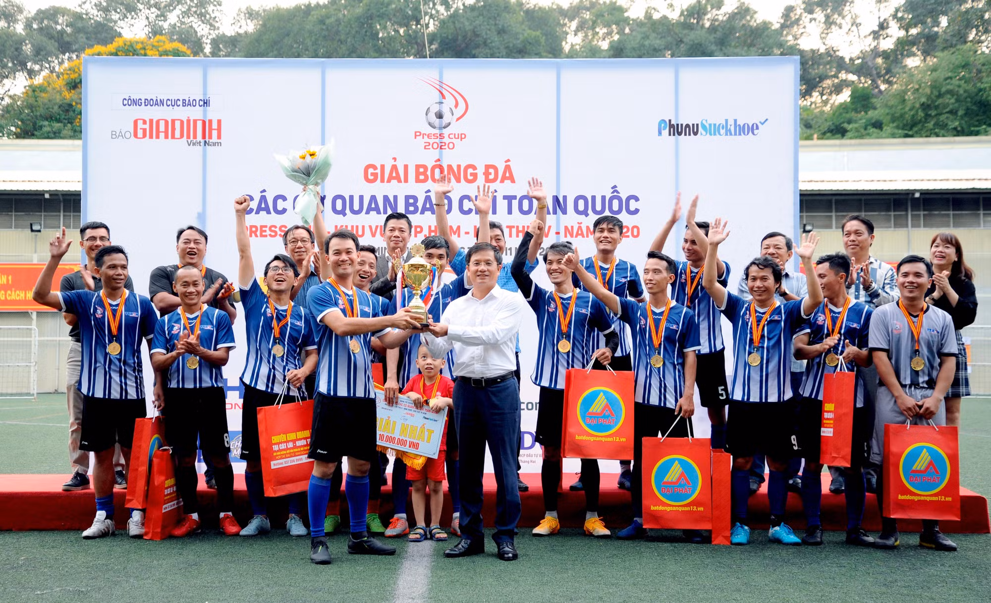 Cơ quan TTXVN khu vực phía Nam vô địch Press Cup 2020 khu vực Thành phố Hồ Chí Minh ​