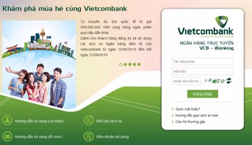Vietcombank thông báo thay đổi dịch vụ Smart OTP