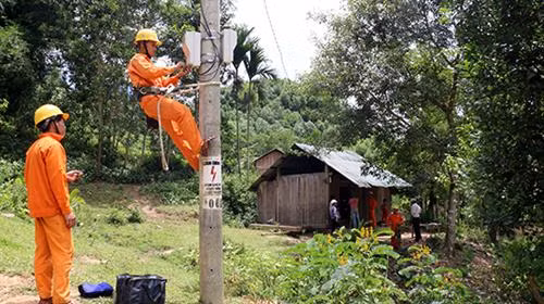 Lưới điện quốc gia về vùng căn cứ địa cách mạng Trà Đông ở tỉnh Quảng Nam