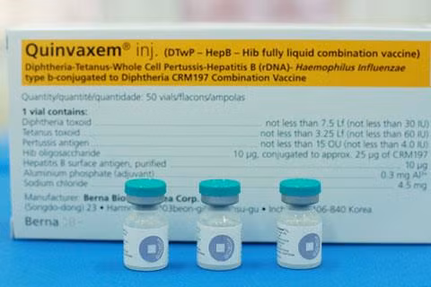 Phú Yên: Nguy cơ thiếu vắc-xin 5 trong 1 Quinvaxem nếu không được cung ứng kịp thời
