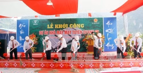 Khởi công xây dựng nhà máy may Tuyên Quang