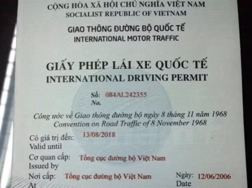 Chốt mức lệ phí cấp giấy phép lái xe quốc tế 135.000 đồng