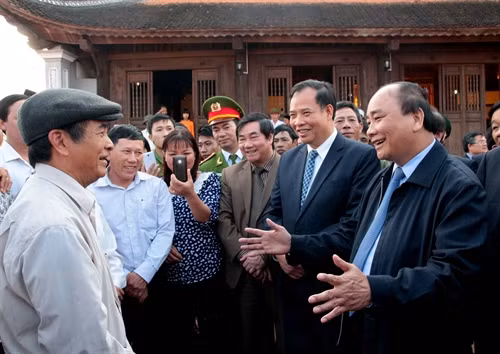 Phó Thủ tướng Nguyễn Xuân Phúc thăm và chúc Tết tại Hải Dương