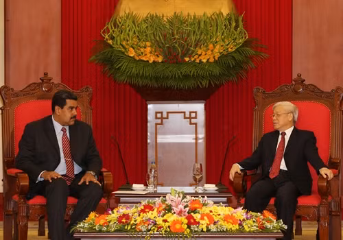 Lãnh đạo Đảng, Nhà nước tiếp, hội kiến Tổng thống Venezuela