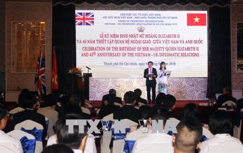 Kỷ niệm sinh nhật Nữ hoàng Anh và 45 năm thiết lập quan hệ ngoại giao Việt Nam-Anh quốc