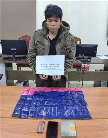 Bắt giữ đối tượng Tòng Văn Biên mua bán ma túy