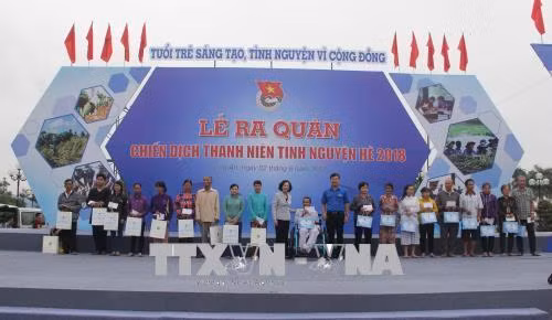 Lễ ra quân chiến dịch Thanh niên tình nguyện hè 2018