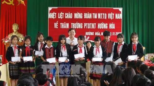 Phó Chủ tịch Ủy ban Trung ương MTTQ Việt Nam Nguyễn Hữu Dũng dự Ngày hội đại đoàn kết toàn dân tộc tại Quảng Trị
