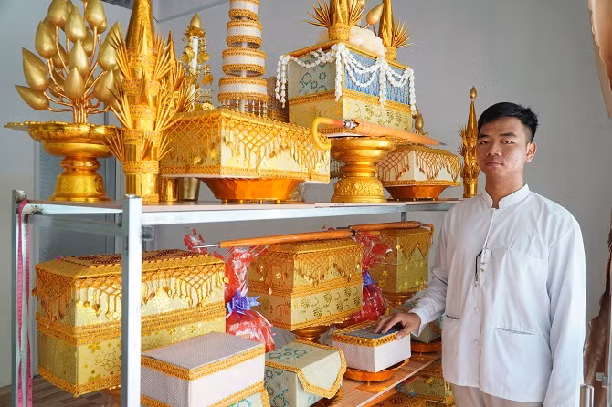 Những vật dụng do Thạch Yêu thiết kế tỉ mỉ. Ảnh: doanhnghiephoinhap.vn