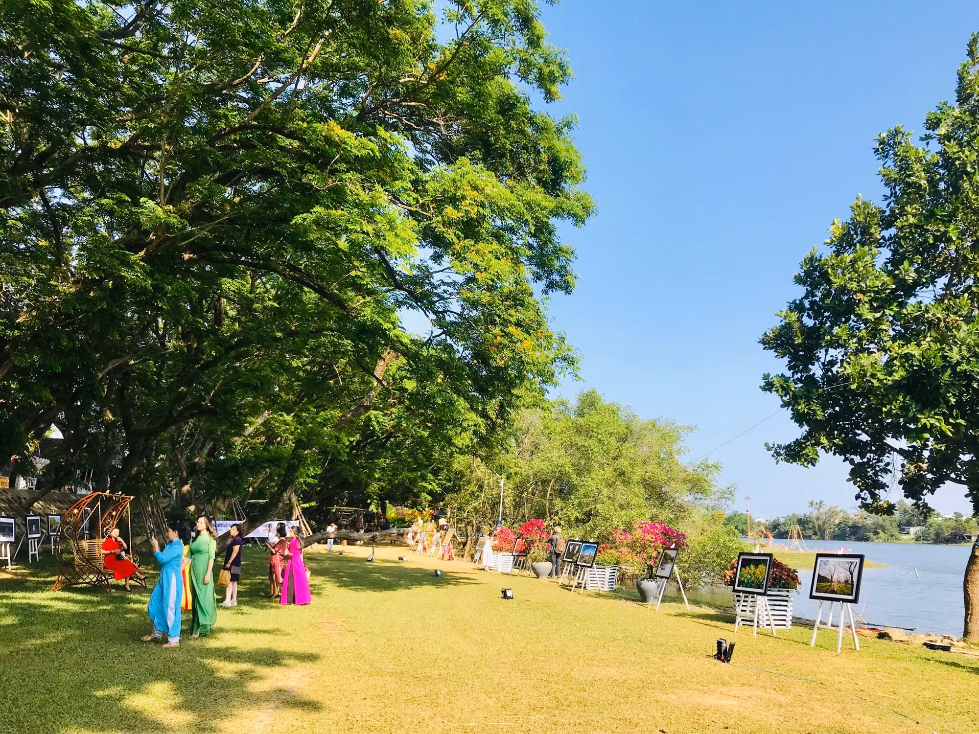 Không gian Vườn Cừa (Làng sinh thái Hương Trà). Ảnh: baoquangnam.vn 