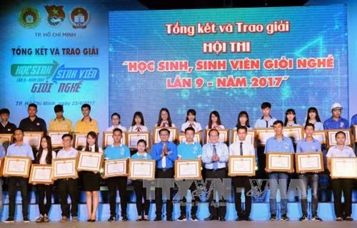 Thành phố Hồ Chí Minh trao giải Hội thi “Học sinh, sinh viên giỏi nghề” lần thứ 9