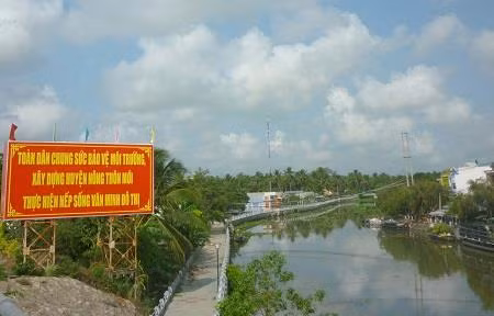 Trà Vinh có huyện nông thôn mới đầu tiên