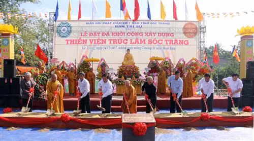Khởi công xây dựng Thiền viện Trúc Lâm Sóc Trăng 