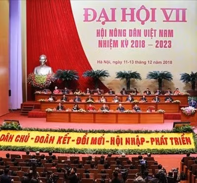 Khai mạc trọng thể Đại hội đại biểu toàn quốc Hội Nông dân Việt Nam lần thứ VII, nhiệm kỳ 2018 - 2023