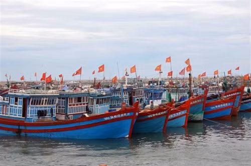 Khởi công khu neo đậu tránh trú bão cho tàu cá đảo Phú Quý