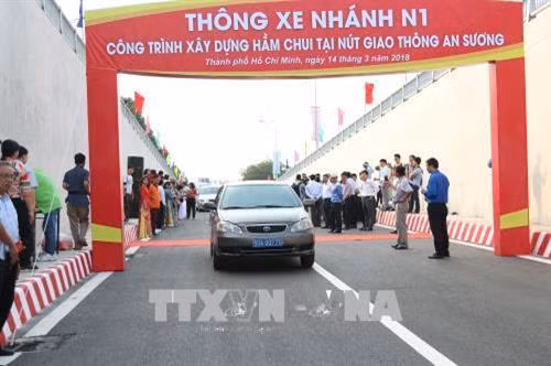 Thành phố Hồ Chí Minh thông xe nhánh N1 hầm chui An Sương