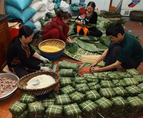 Làng nghề bánh chưng Thủy Đường